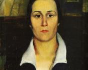卡兹米尔马列维奇 - Portrait of a Woman